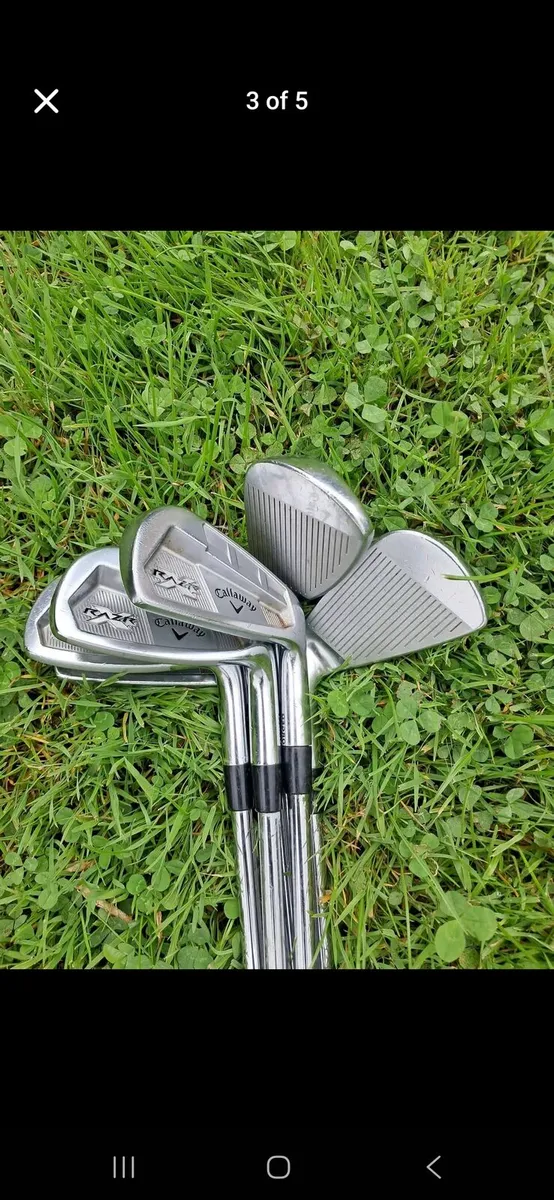 NICE CALLAWAY RAZR X FORGED IRONS 5-PW STIFF FLEX - Image 3