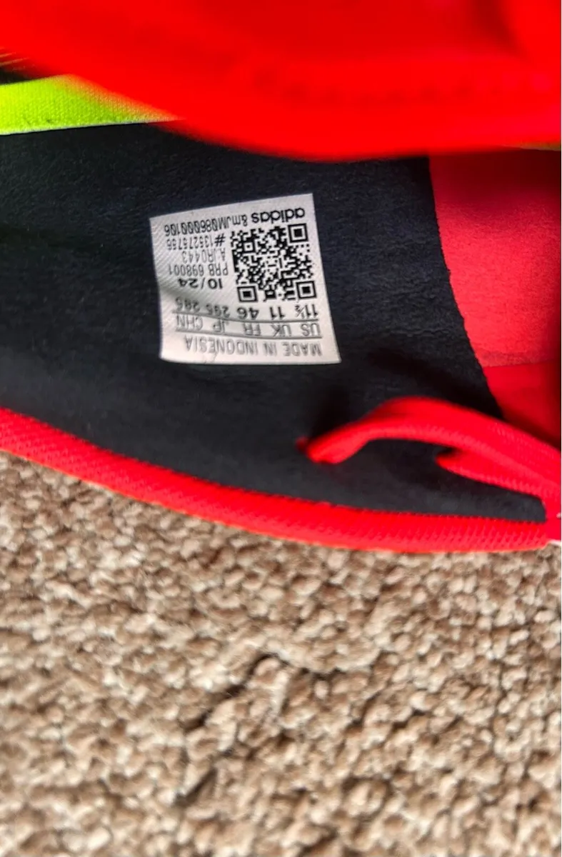 Adidas Predator UK11 Foldover Tongue Firm Ground - Image 4
