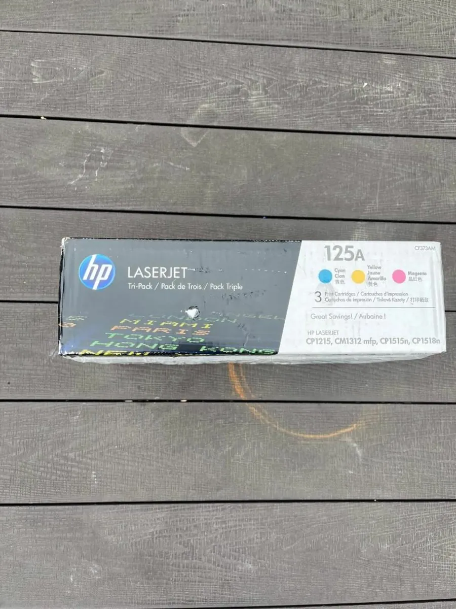 HP 125A Original LaserJet Toner  CMY 3-paCK