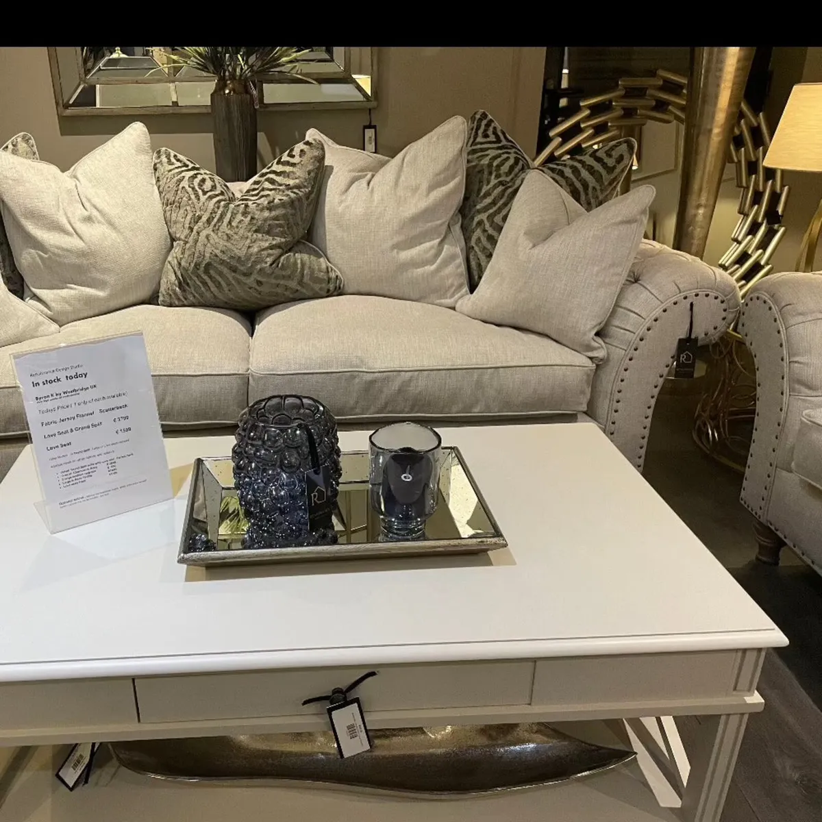 Westbridge button sofa brand new for quick sale - Image 2