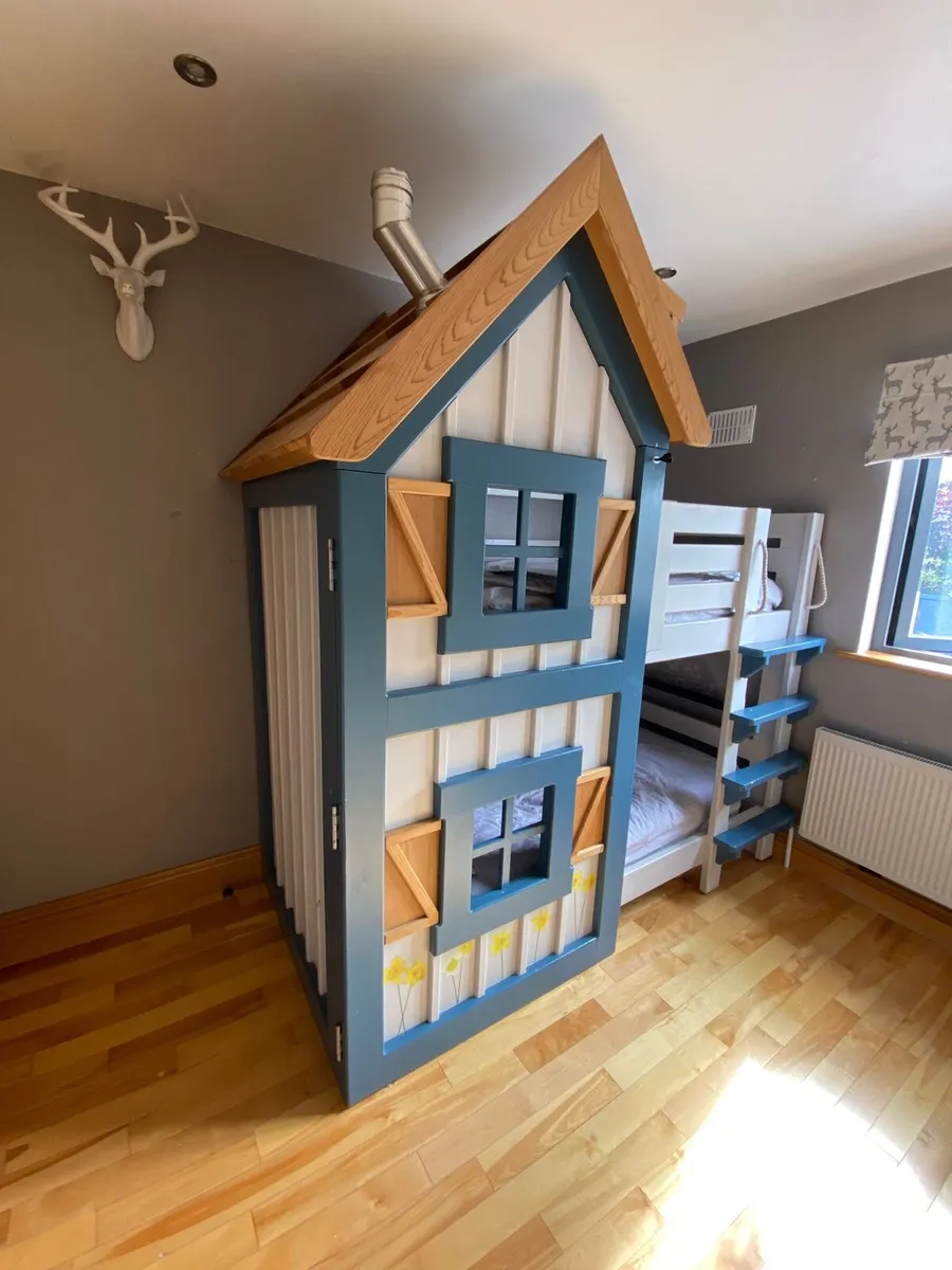 Custom-Made House Bunk Beds - Image 1