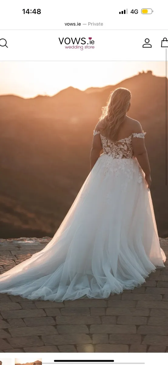 Wedding dress & Veil - Image 3