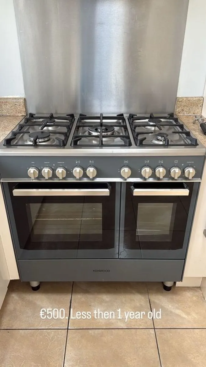 Kenwood 90CM range cooker dual fuel
