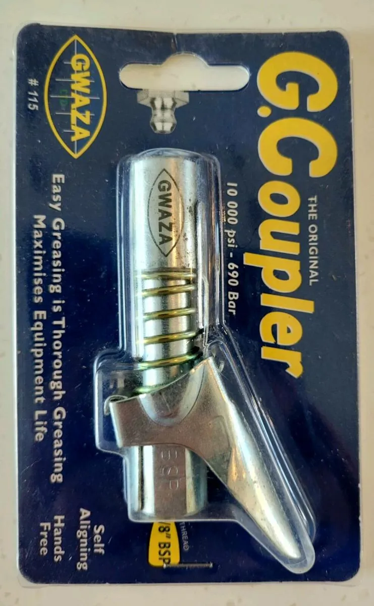 Grease gun coupler