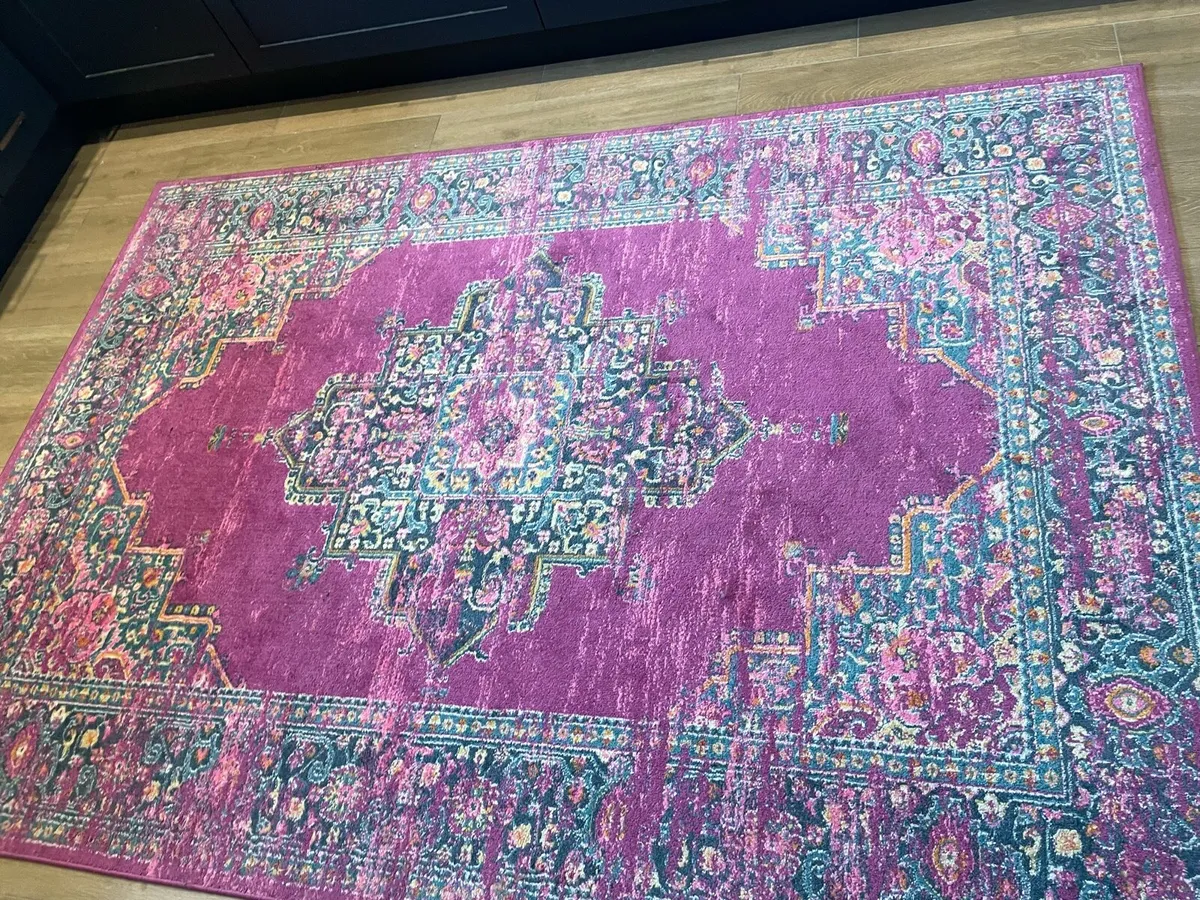 Large Fushia Rug - Image 2