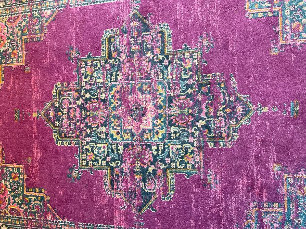 Large Fushia Rug - Image 4