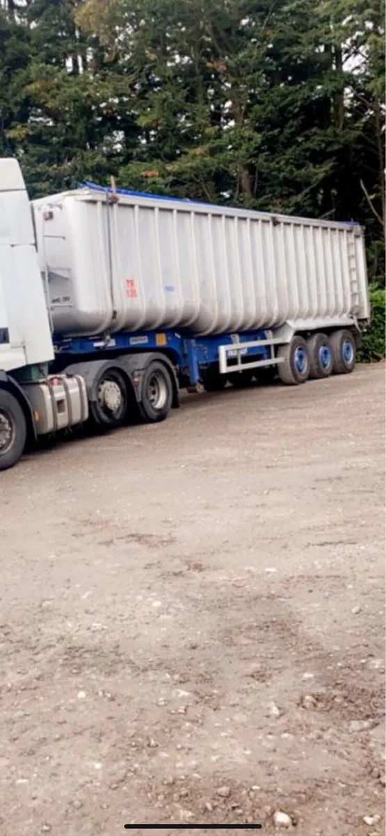 2008 fruehauf bulk tipping trailer aluminum bulker - Image 3