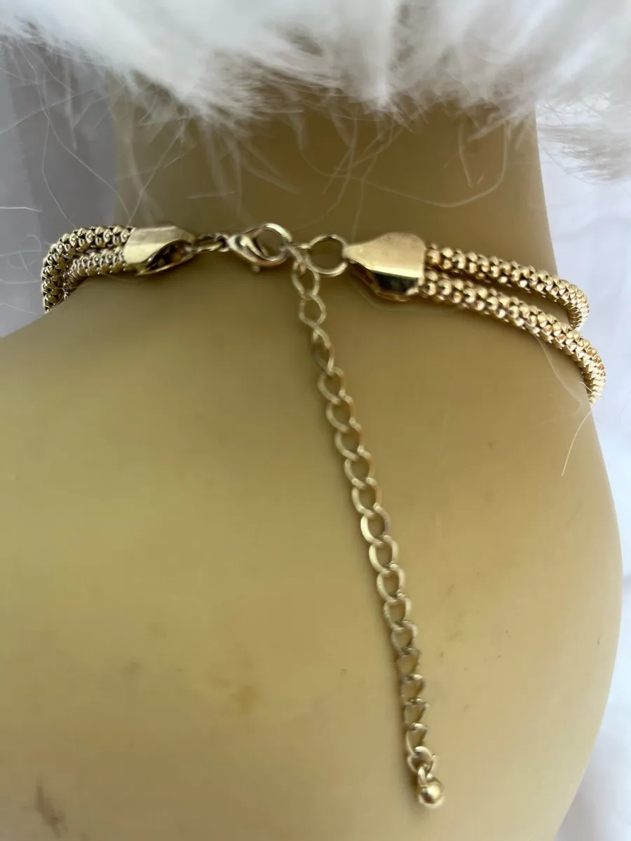 Vintage gold effect necklace - Image 2