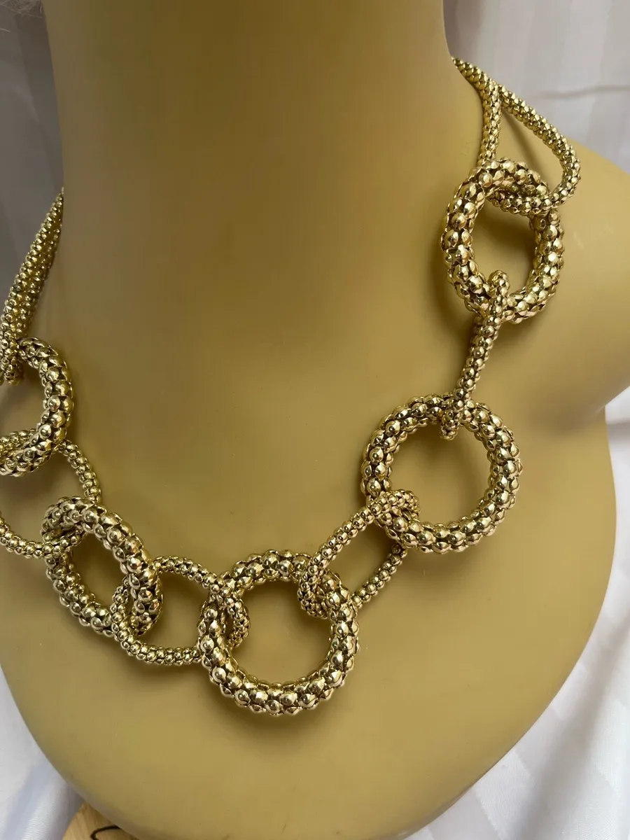 Vintage gold effect necklace - Image 4