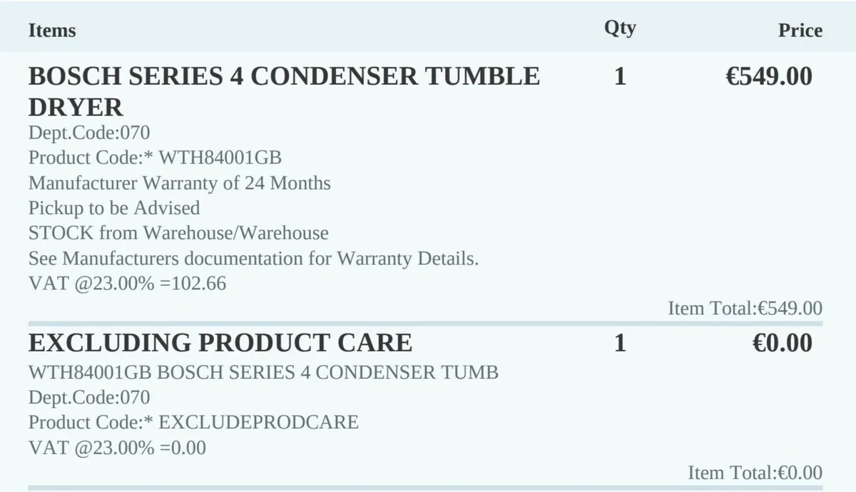 BOSCH Series 4 Tumble Dryer - WTH84001GB - Image 3