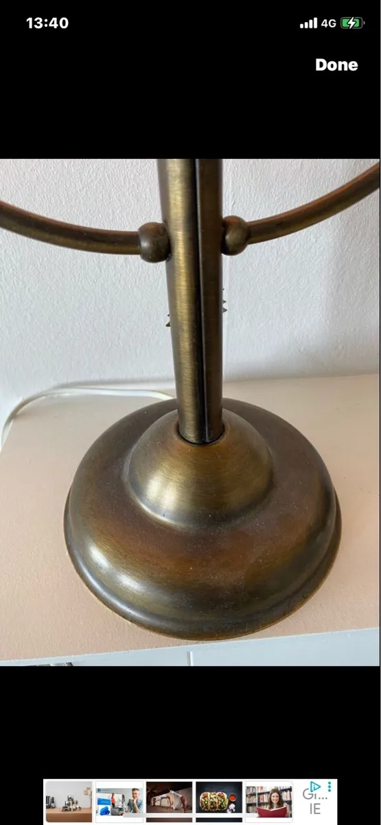 Vintage Five Light Tabletop Lamp - Image 3