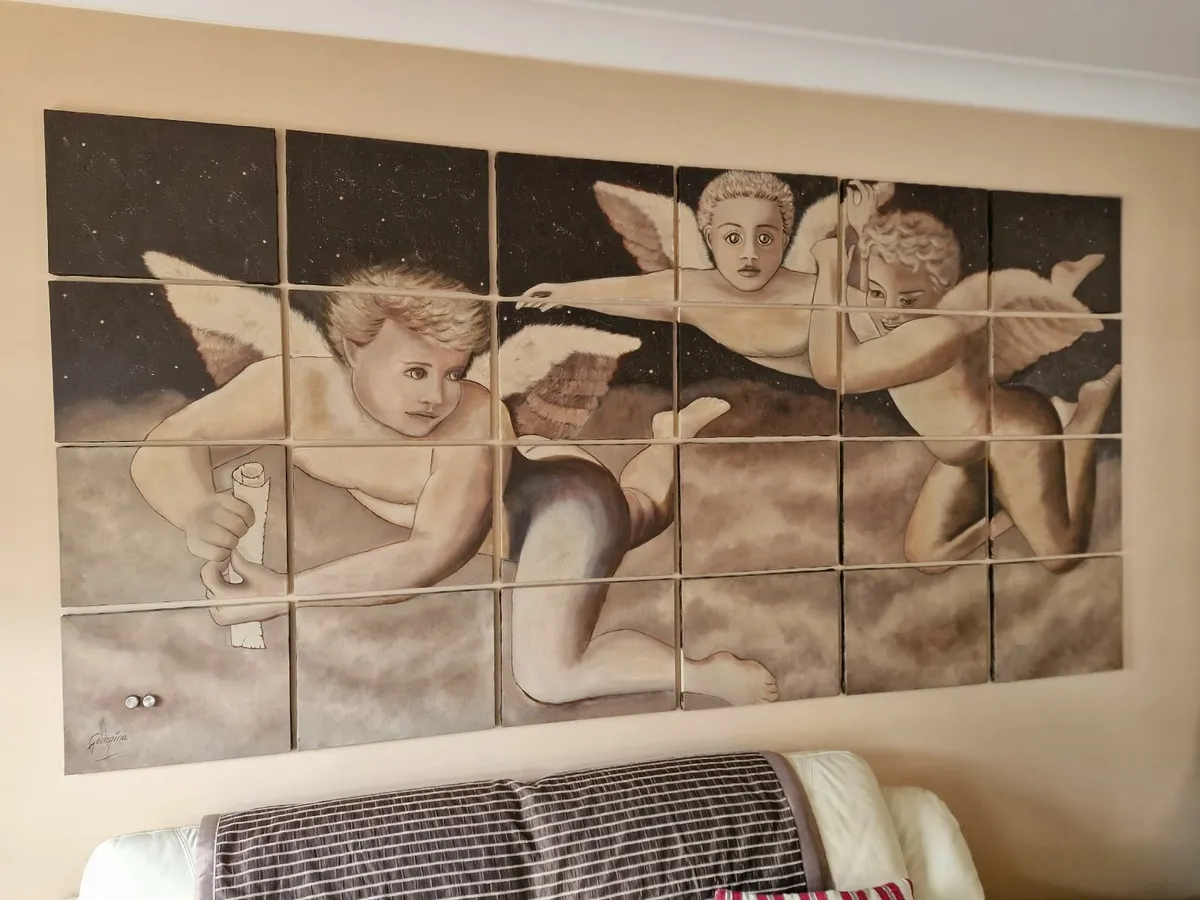 Hand painted art mural - Image 2