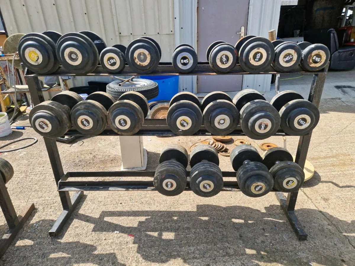 Rubber dumbells