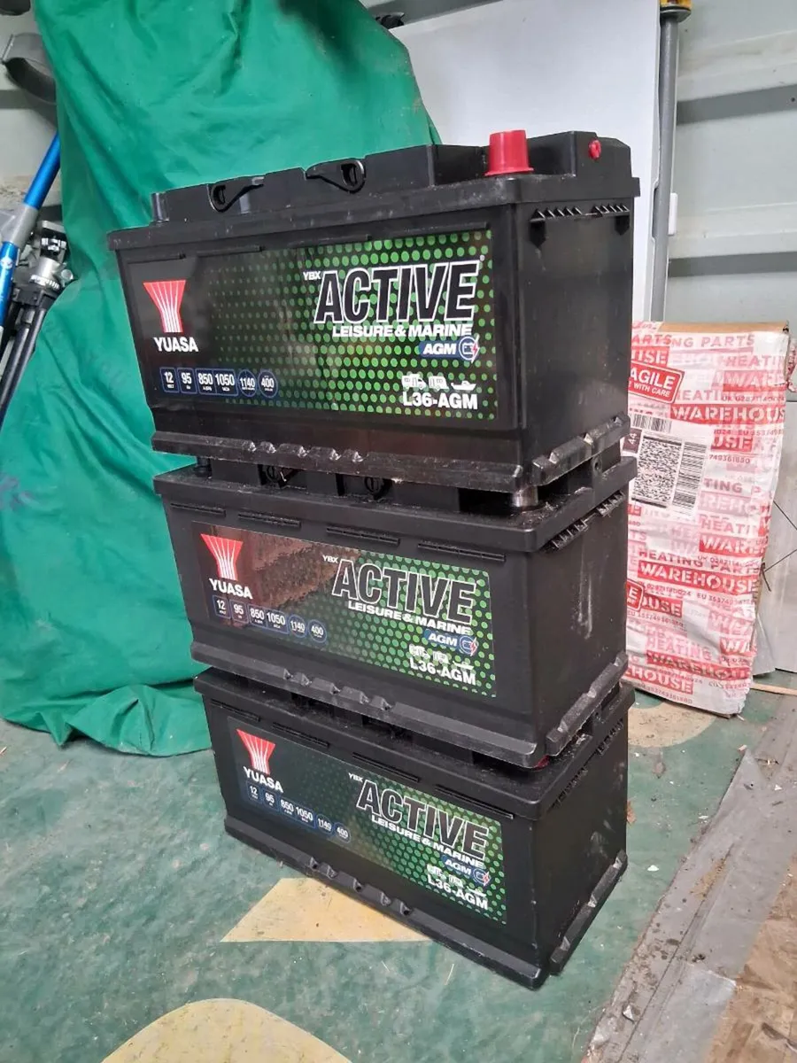 3 x leisure batteries - Image 1