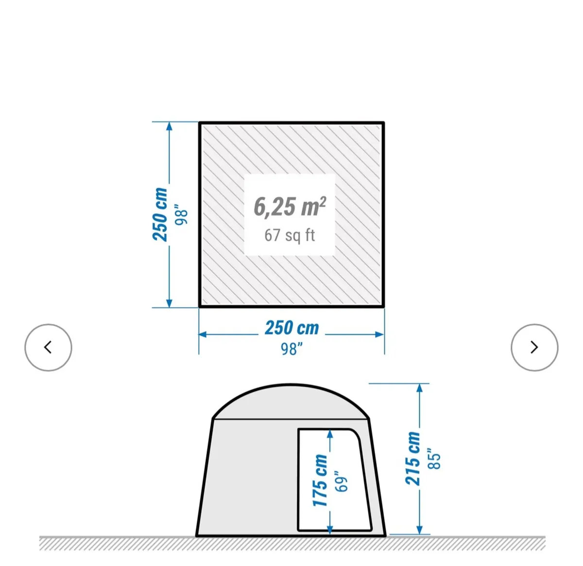 6 man camping living area tent - Image 2