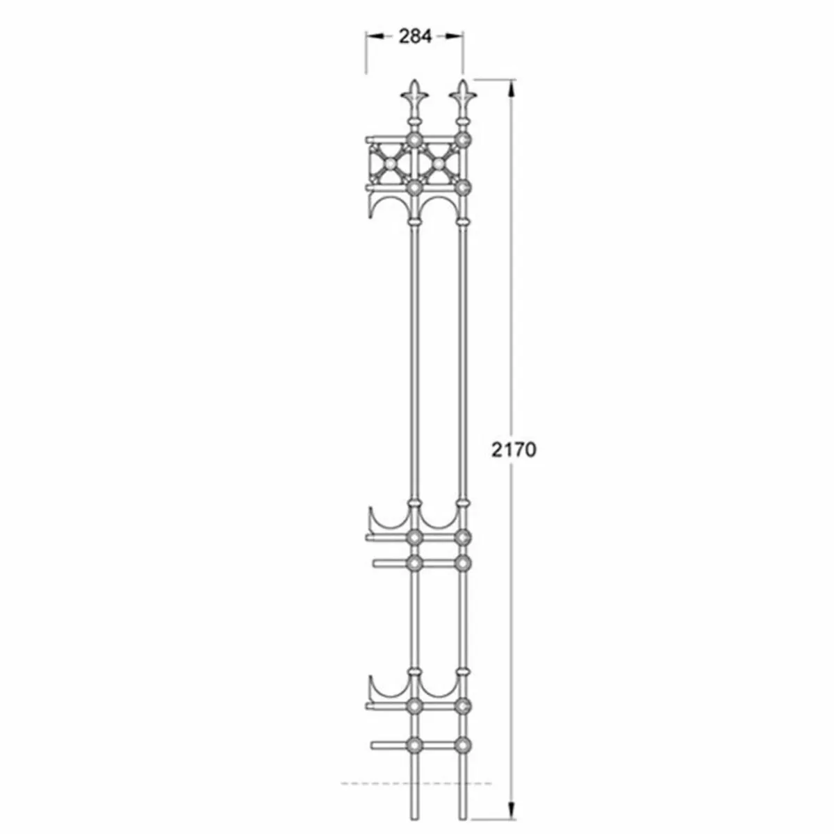 Cast Iron Gates and Railing - Image 2