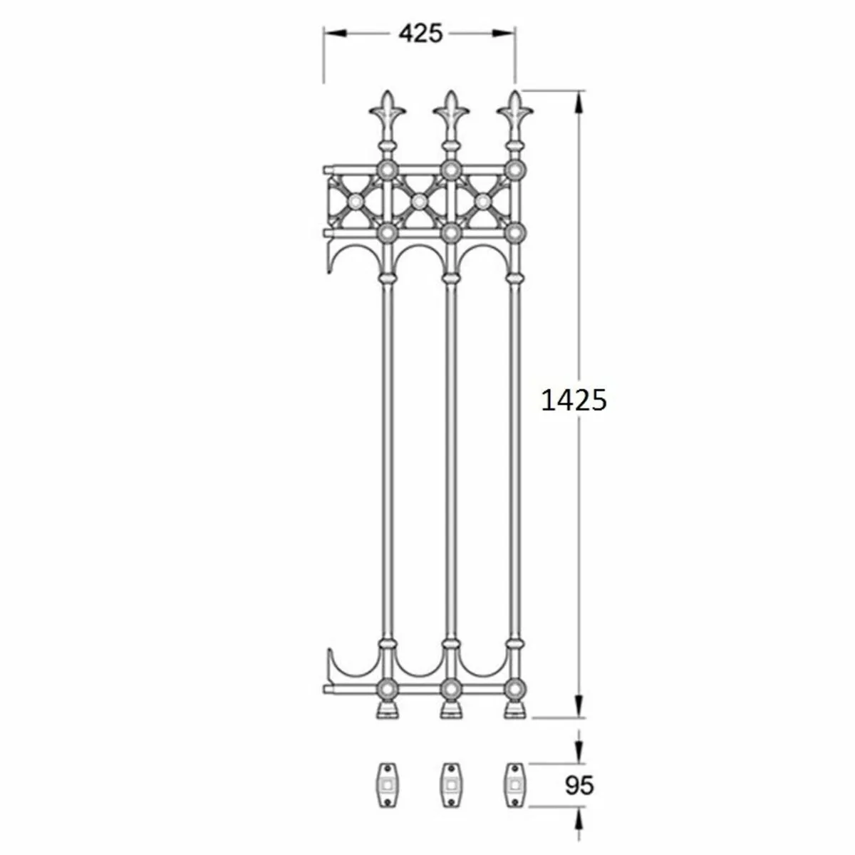Cast Iron Gates and Railing - Image 4