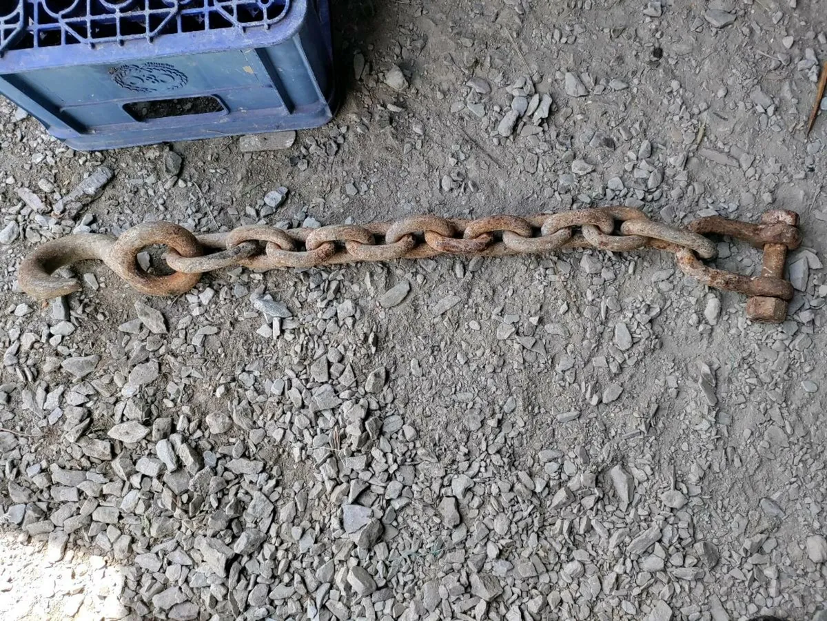 Heavy duty lifting chain with large hook - Image 2