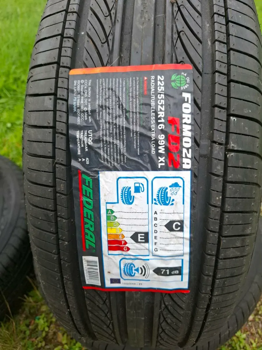 New tyres- 4 in total-  Formoza FD2 - Image 1
