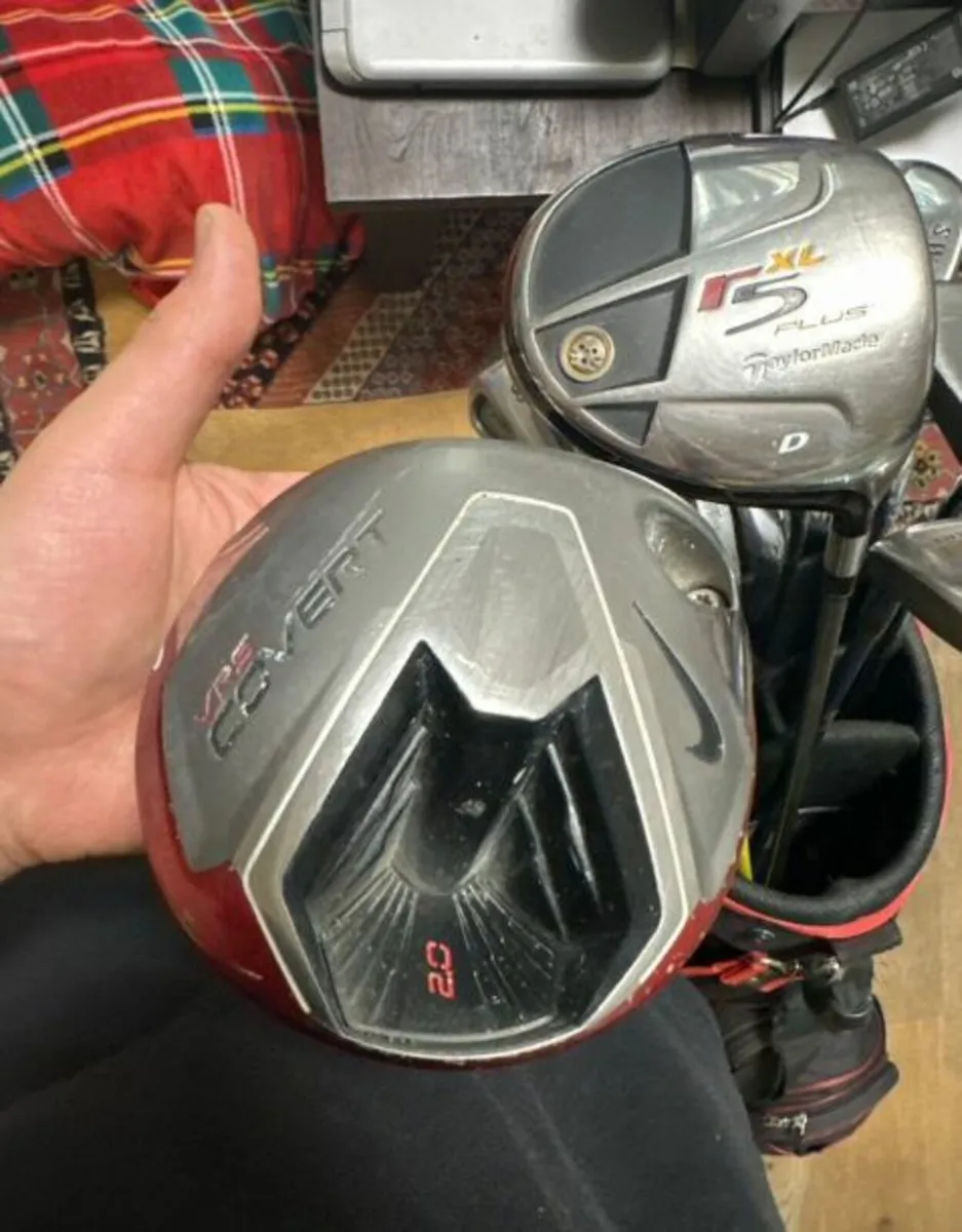 Set of golf clubs with bag - Image 2