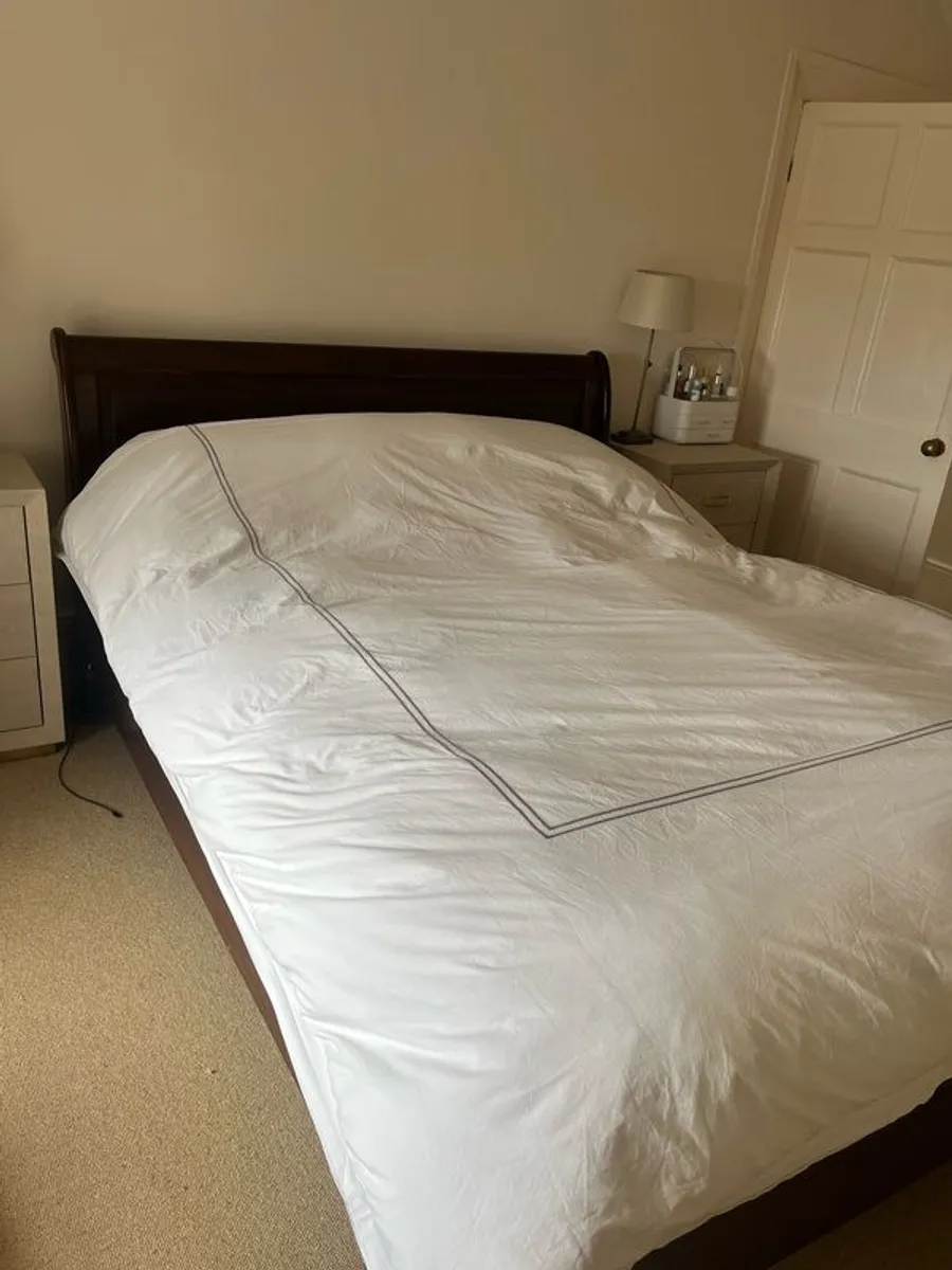 Mahogany Sleigh Bed - Image 2