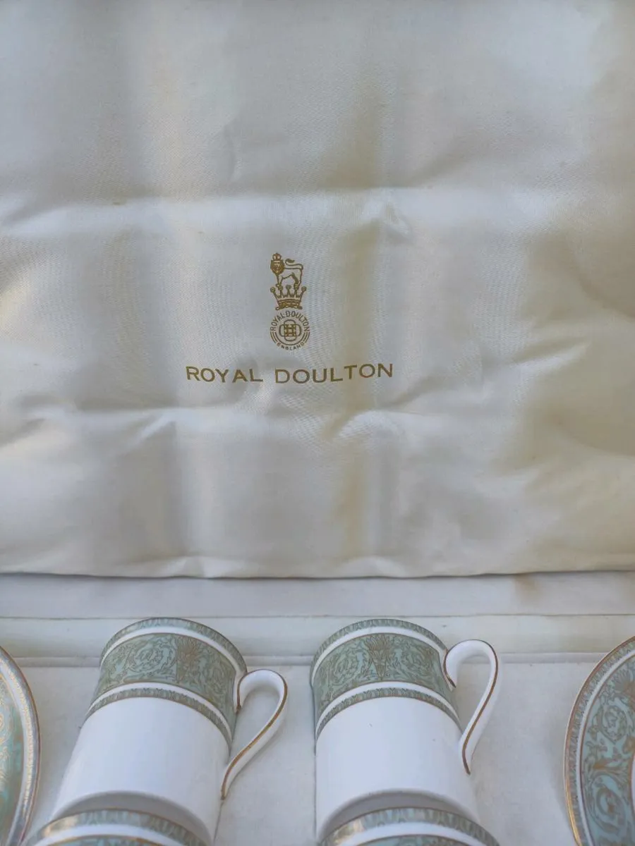 Vintage Royal Doulton Coffee Set - Image 4