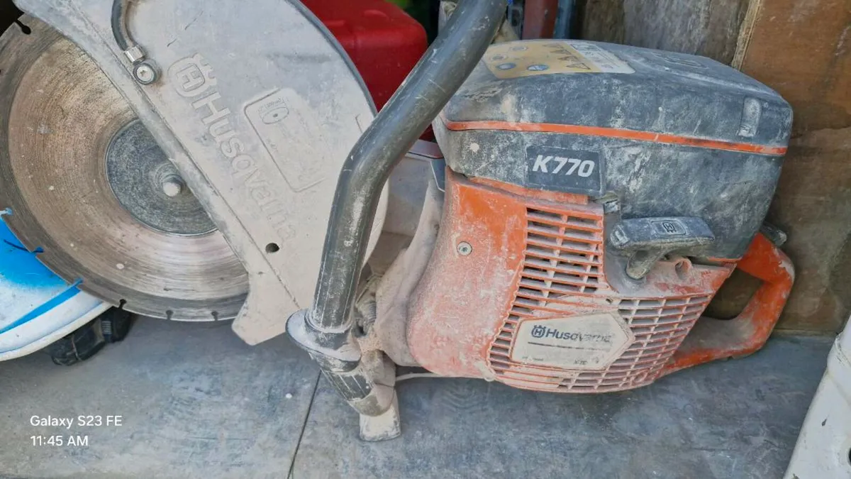 Husqvarna K770 Con Saw With 14 inch Blad - Image 1