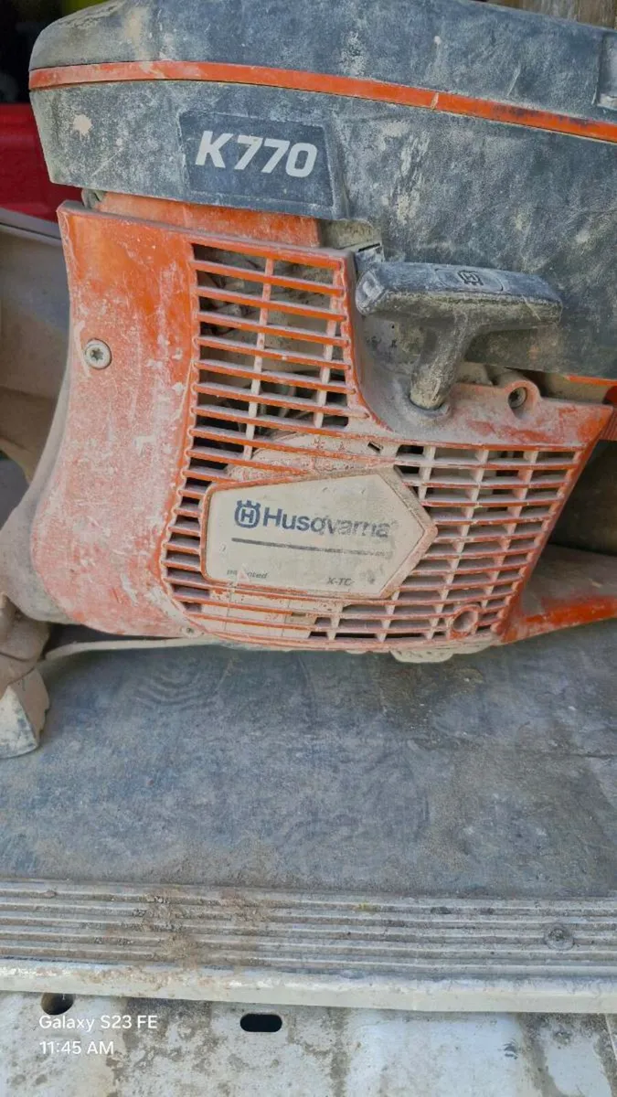 Husqvarna K770 Con Saw With 14 inch Blad - Image 3