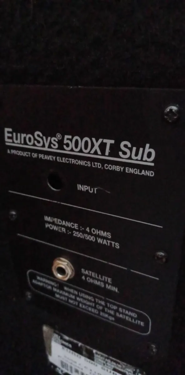 Peavey speakers and amplifier - Image 2