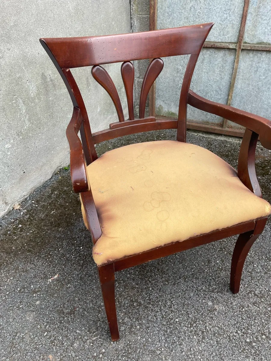 Mahogany Desk Chair/Carver