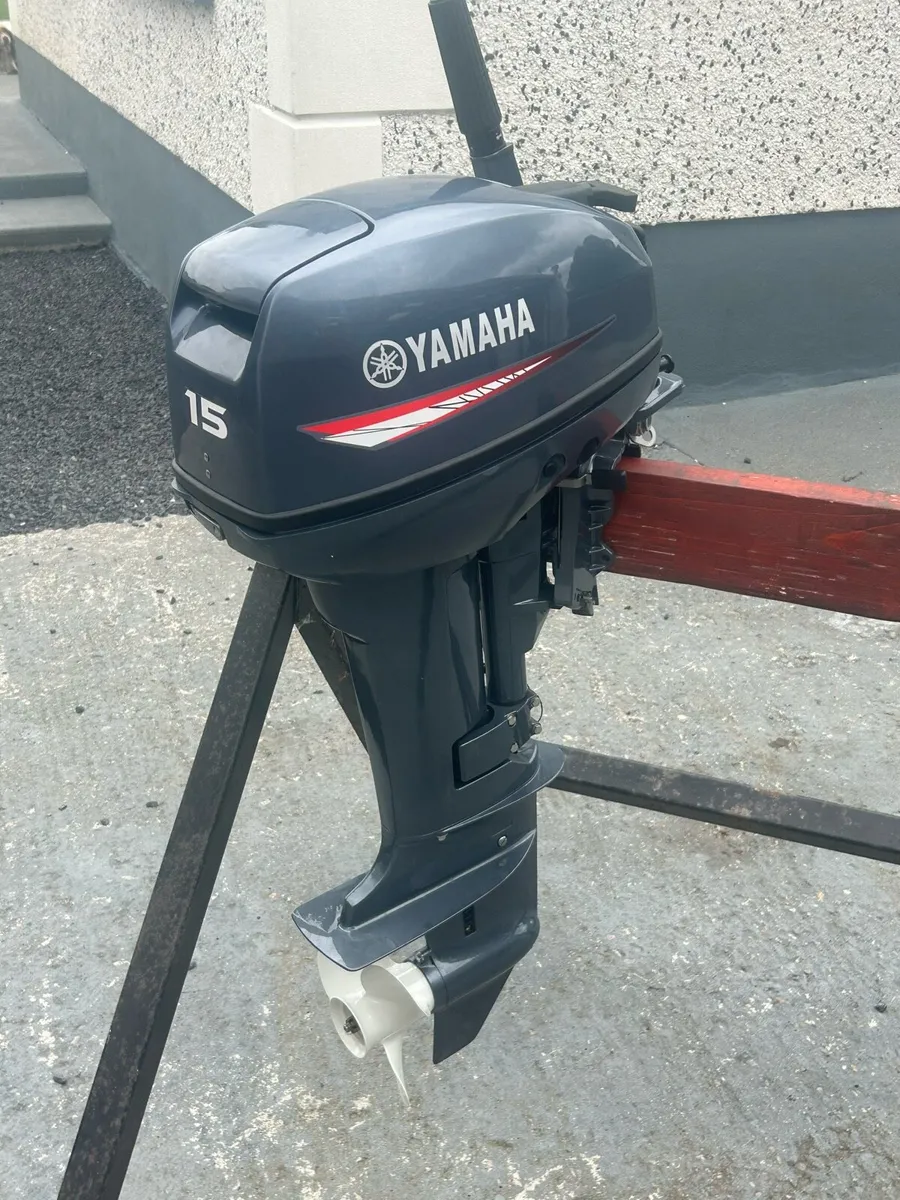 Yamaha 15hp 2 Stroke Outboard Engine (10 hours) - Image 1