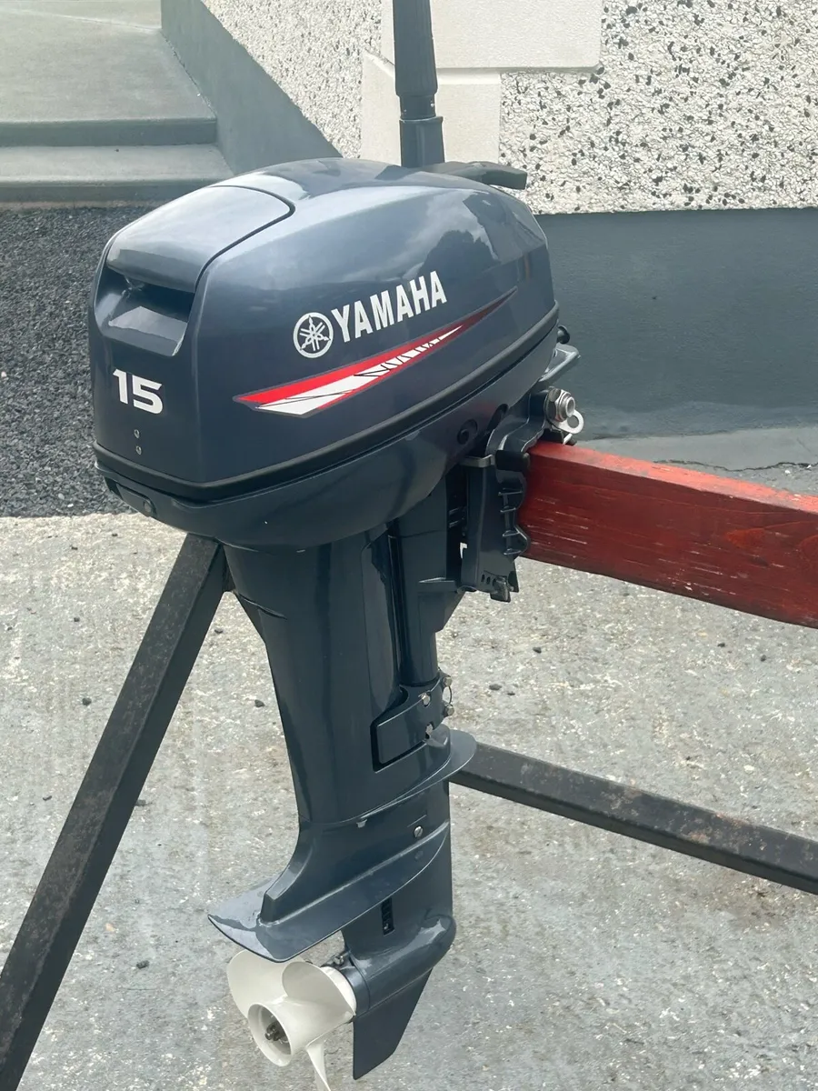 Yamaha 15hp 2 Stroke Outboard Engine (10 hours) - Image 4