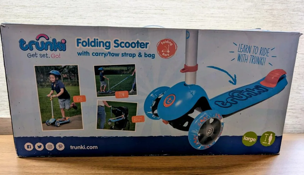 Trunki 3-wheel folding scooter - Image 3