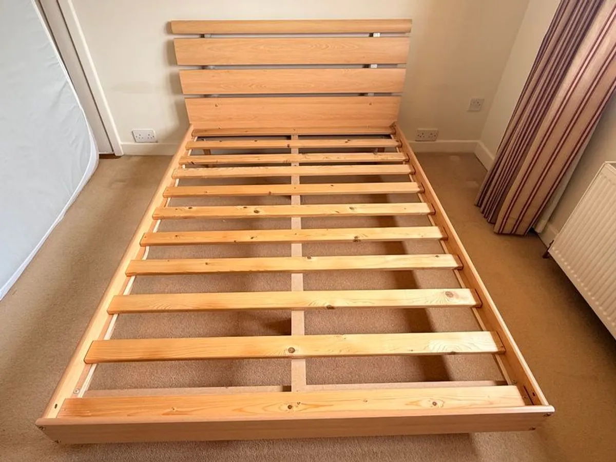 Double and Single Maple effect bed frames - Image 2