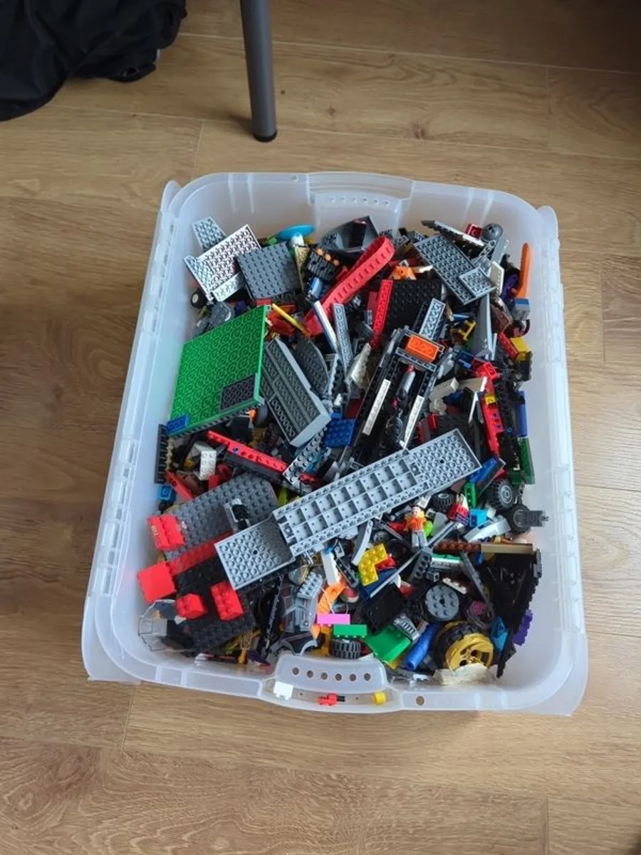 large box of various lego - Image 1