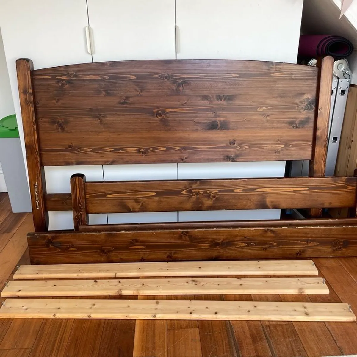 Double Bed Frame - Solid Wood - Image 1