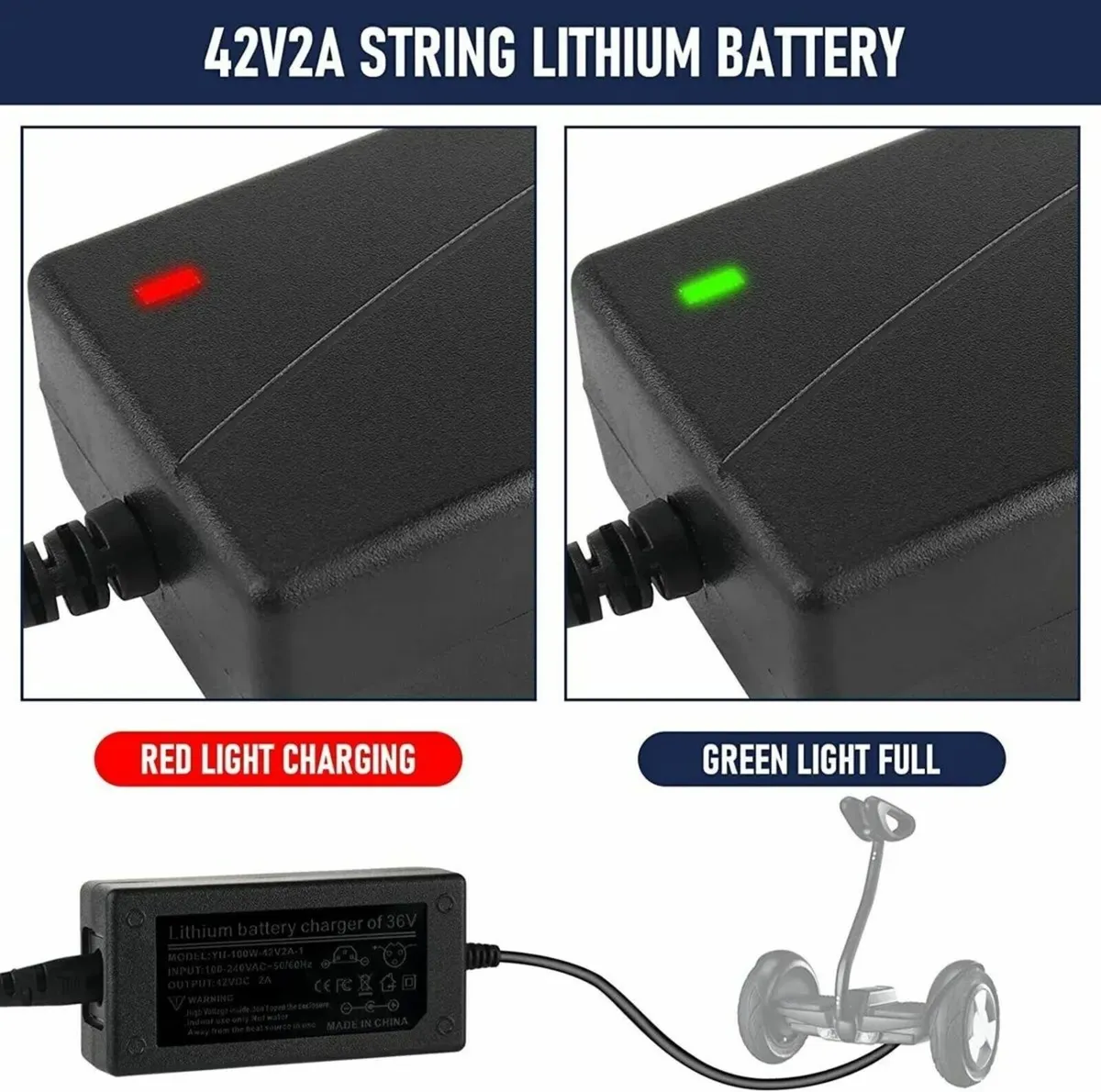 Scooter Charger Power Adapter Hoverboard Charger - Image 3