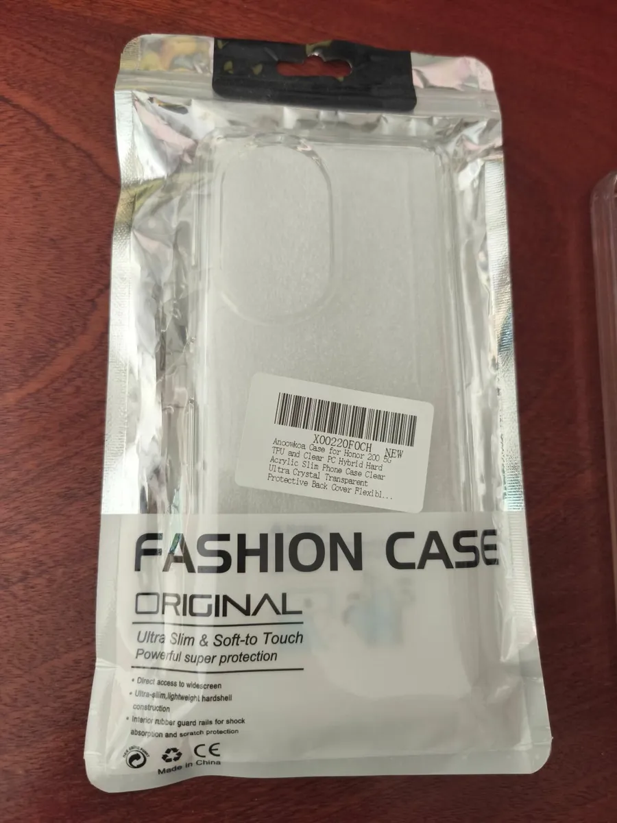 2x Honor 200 Phone Cases and 1x Screen Protector - Image 1