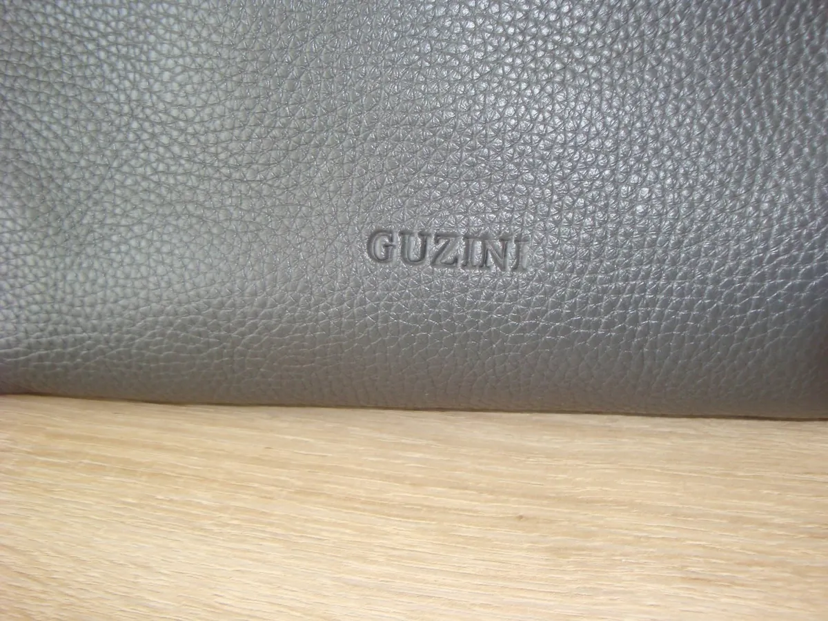 GUZINI grey leather sholder bag - Image 3