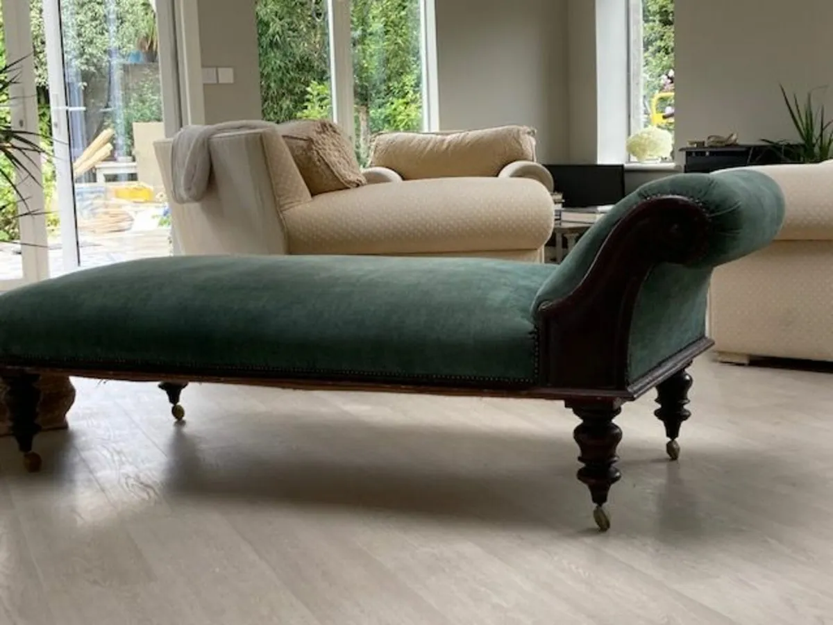 Soft Green Chaise Lounge for Sale for €75 ono - Image 1