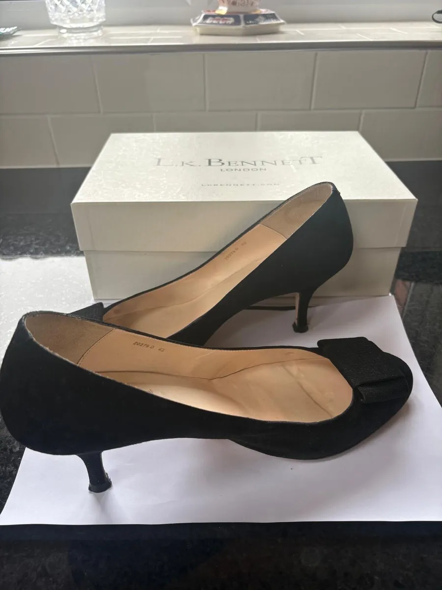 LK Bennett Black Suede Shoes - Image 2