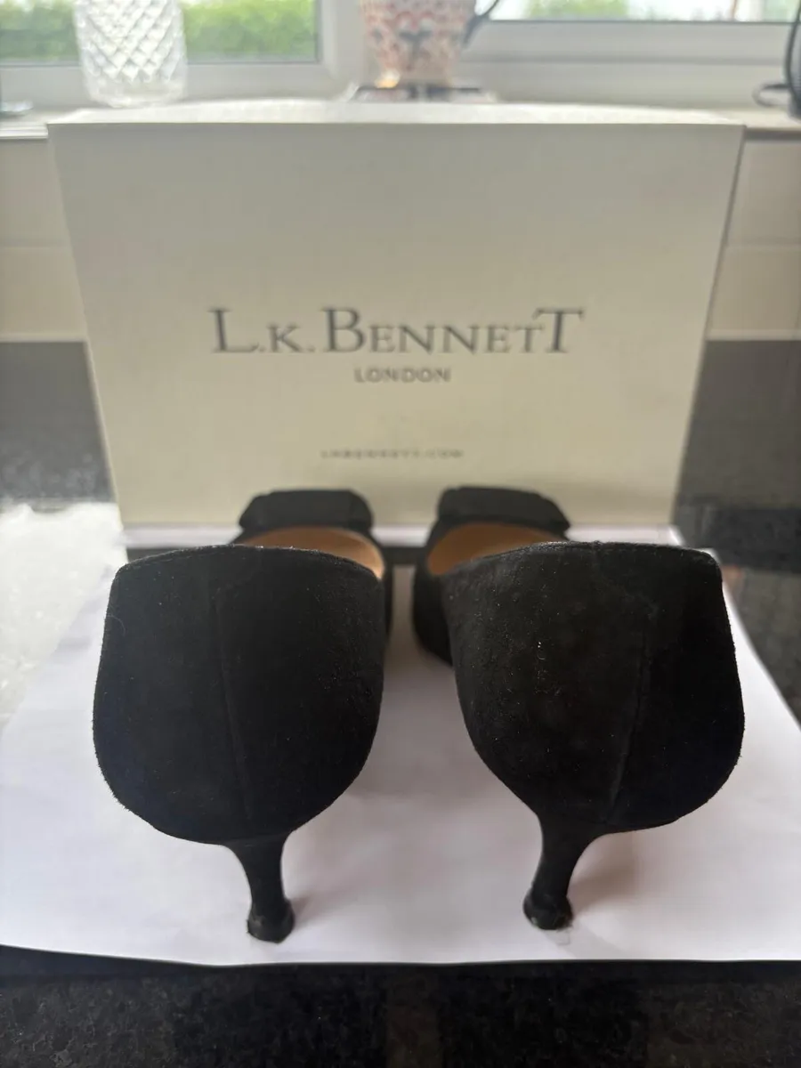 LK Bennett Black Suede Shoes - Image 3