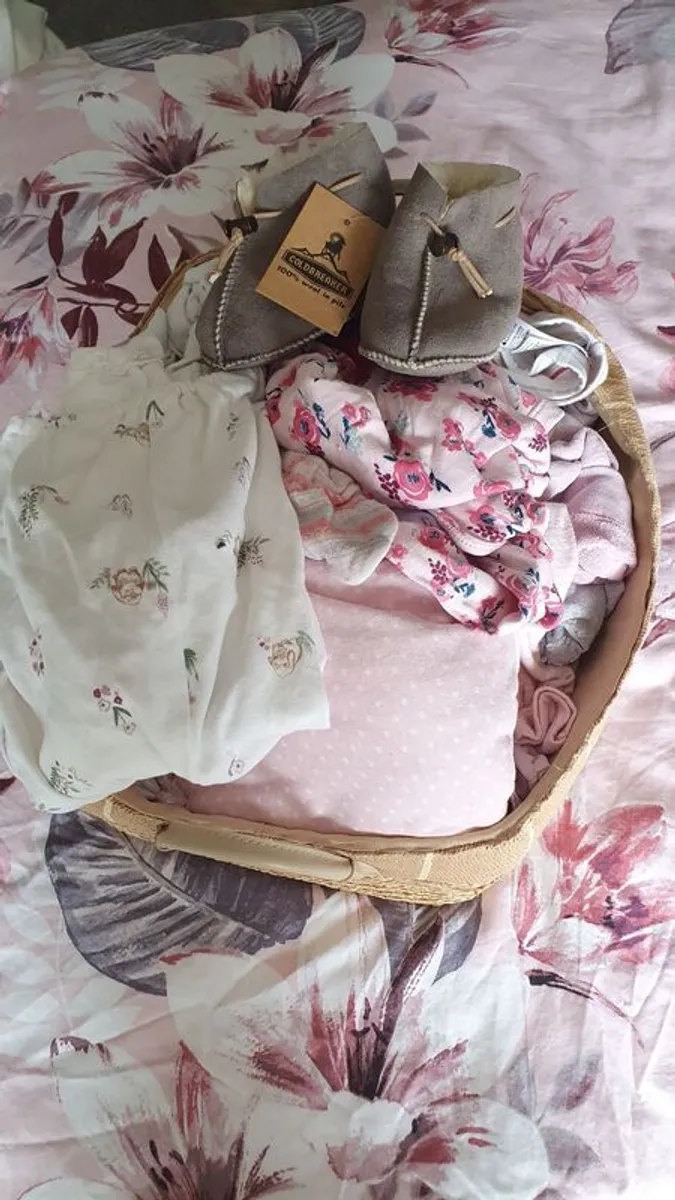 Assorted baby clothes (mainly girls) for 9-12 month old - Image 1