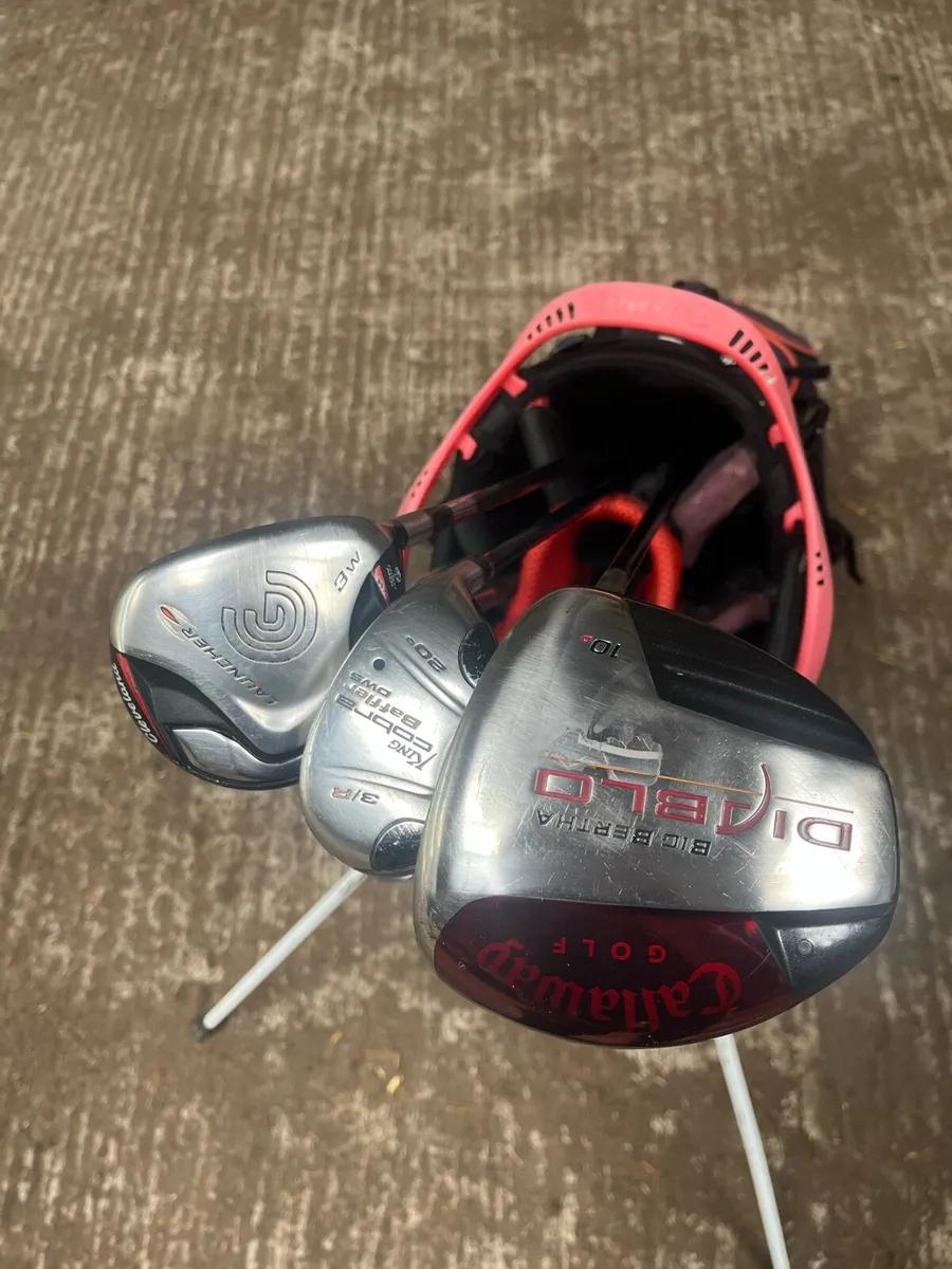 Golf clubs and bag - Image 2