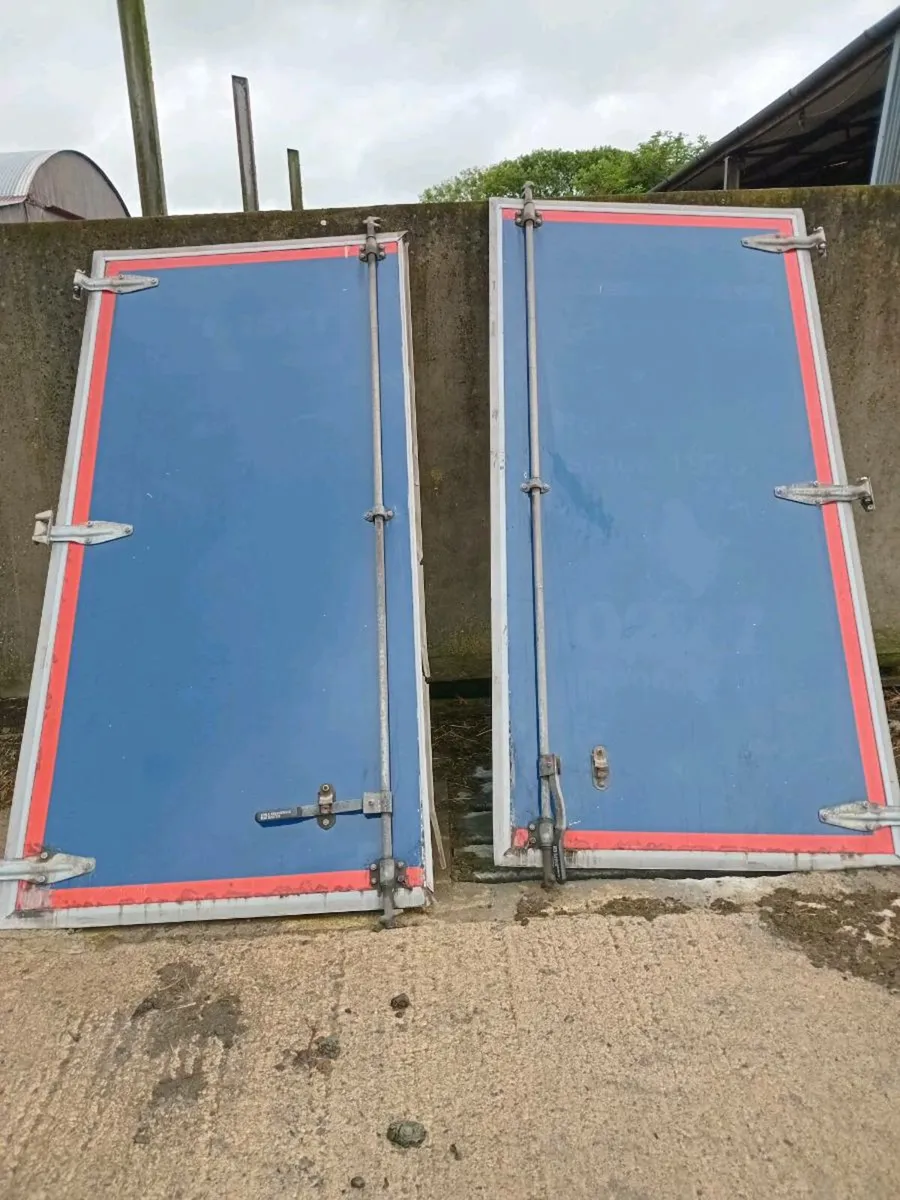 Two backdoor for container approx. 8 foot x 4 foot - Image 1