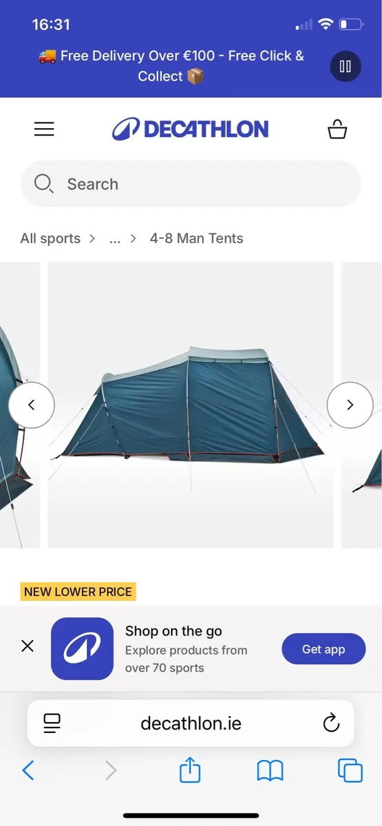 Quechua 4 person tent for sale - Image 2