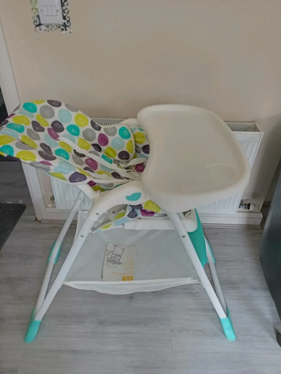 Joie baby's lightweight folding high chair. - Image 3