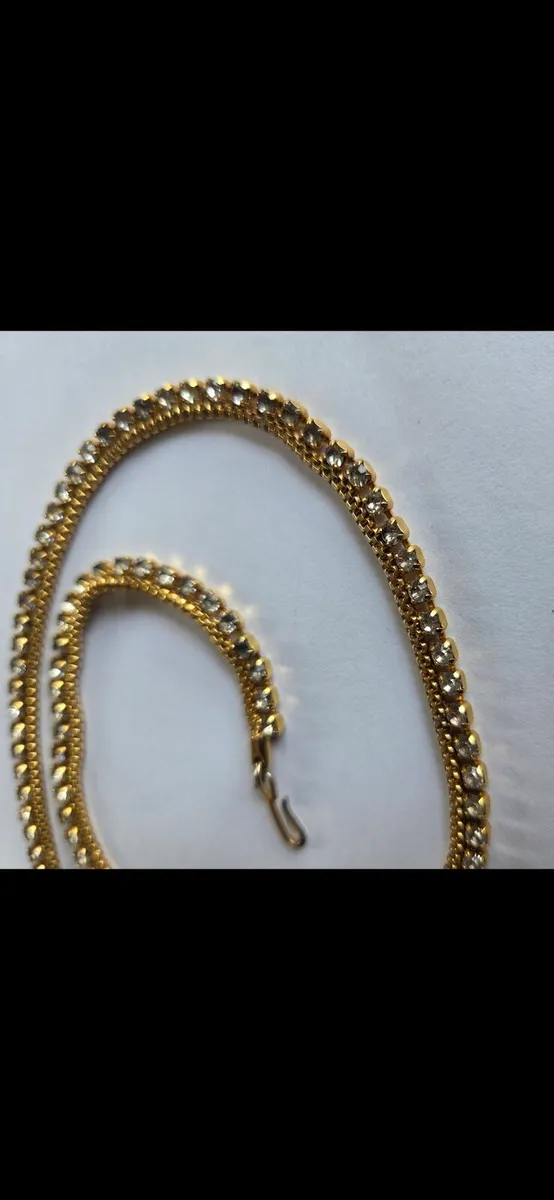 Gold plated gemstone chain ✨️ - Image 3