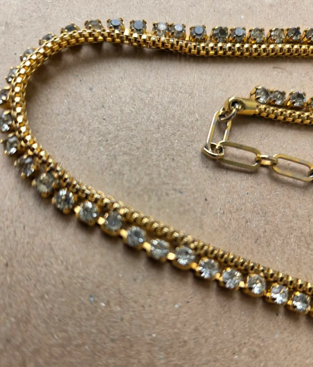 Gold plated gemstone chain ✨️ - Image 4