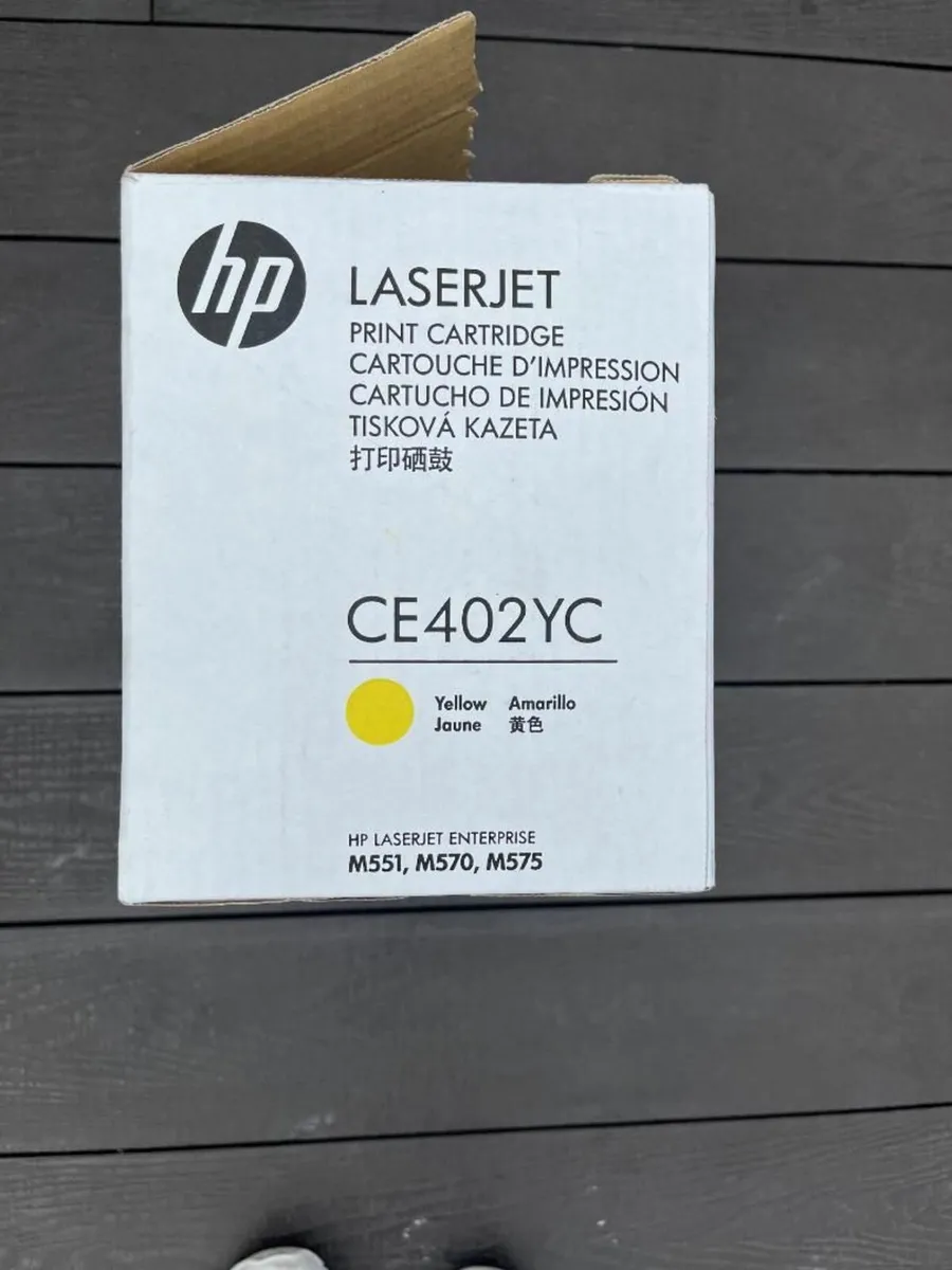 HP 507A Yellow LaserJet Toner Cartridge CE402YC